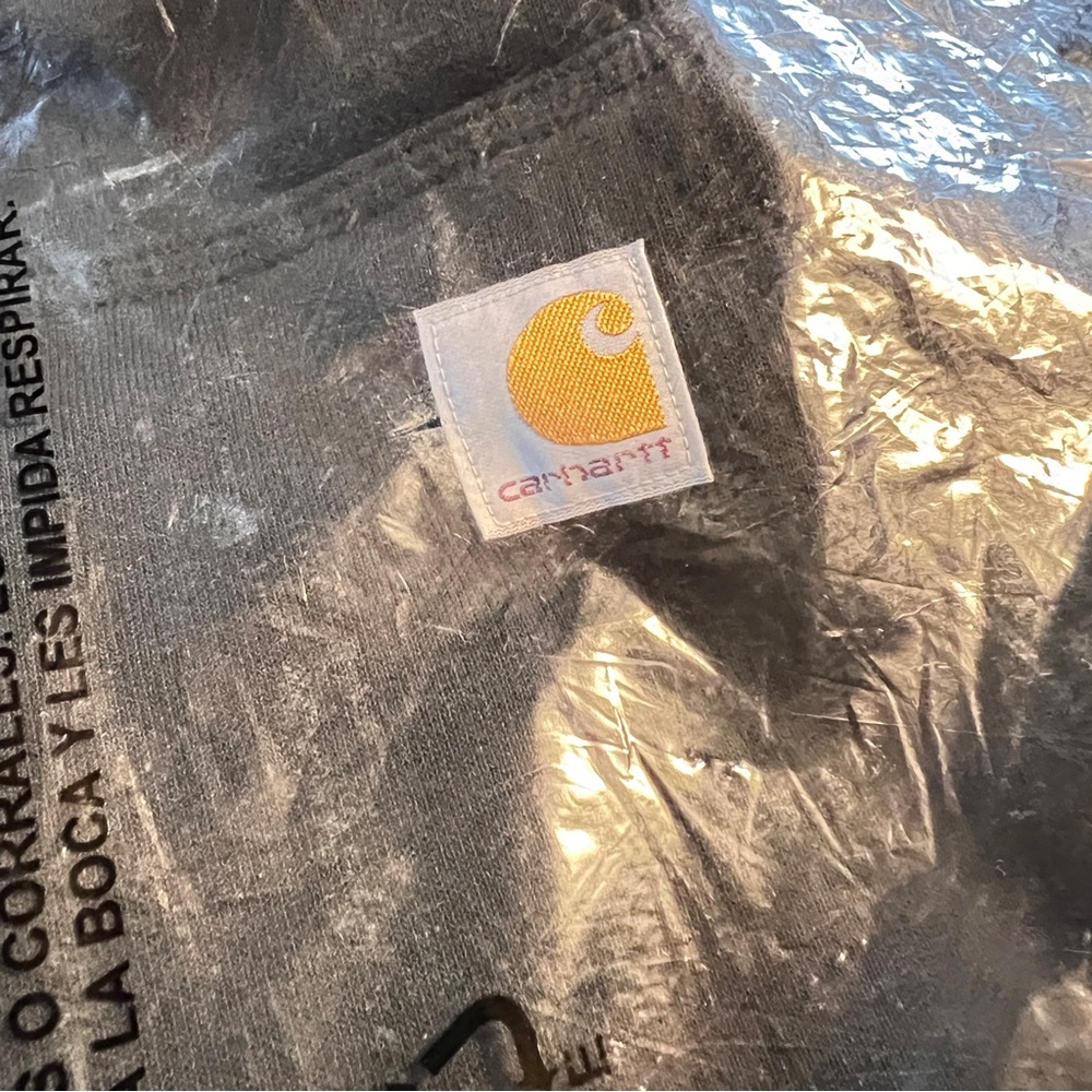 Carhartt Sweatshirt Hoodie LOOSE FIT MIDWEIGHT FULL-ZP BLK New In Bag XXL Reg - Picture 4 of 4